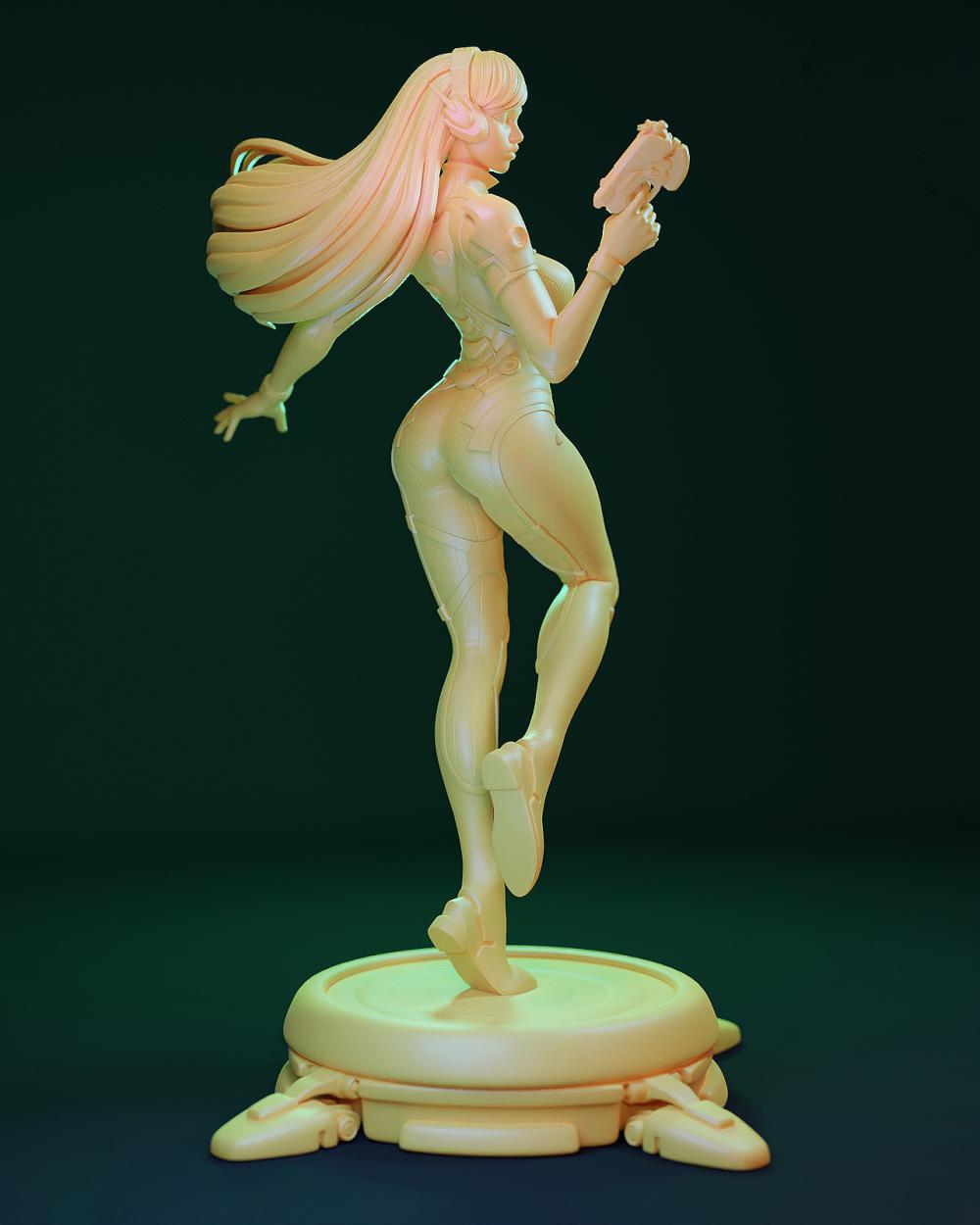 守望先锋 DVA3D打印模型