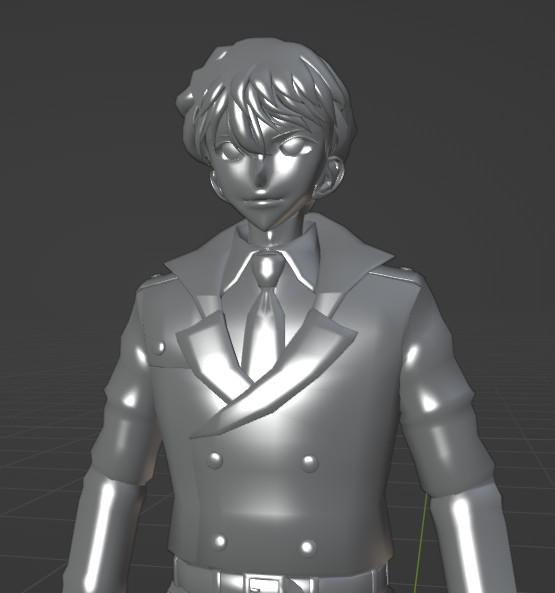 名侦探柯南 白马探3D打印模型