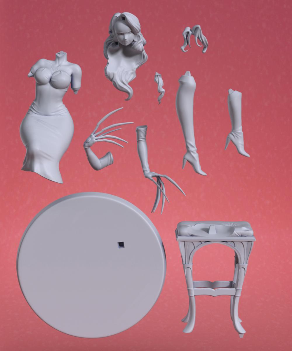 钢之炼金术师 拉丝特3D打印模型