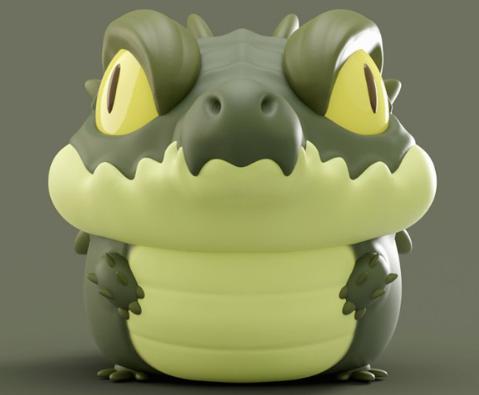 【格鲁皮怪物】鳄鱼3D打印模型