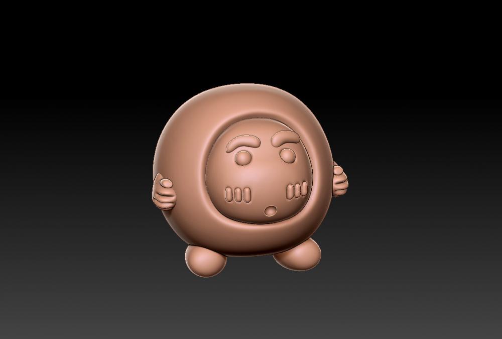 可爱蜡笔小新3D打印模型