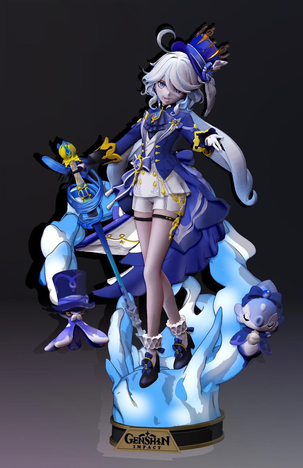 原神 芙宁娜(芒性始基力形态)3D打印模型