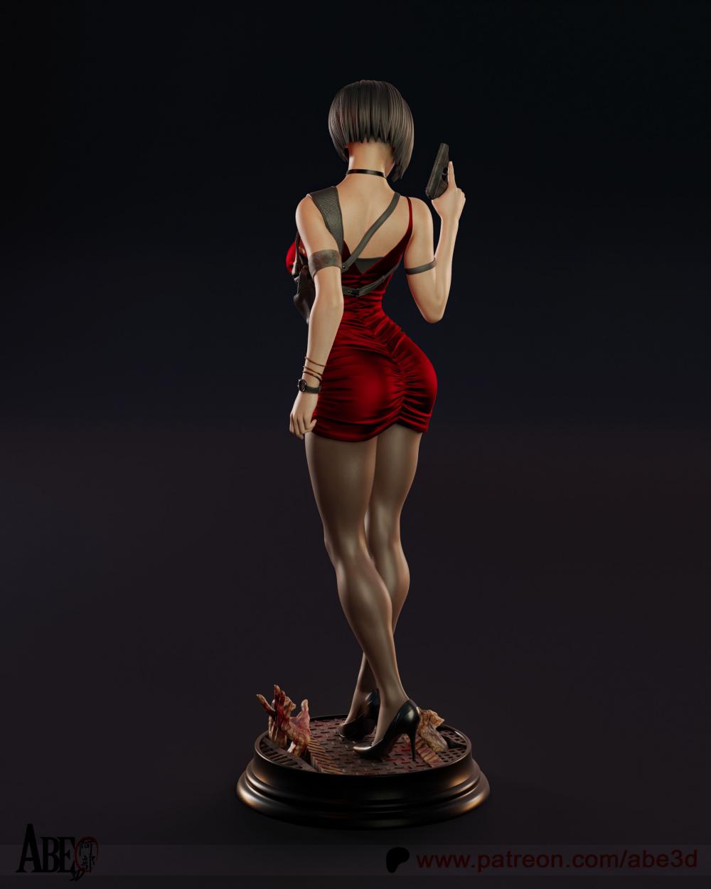 艾达王 短裙 生化危机3D打印模型