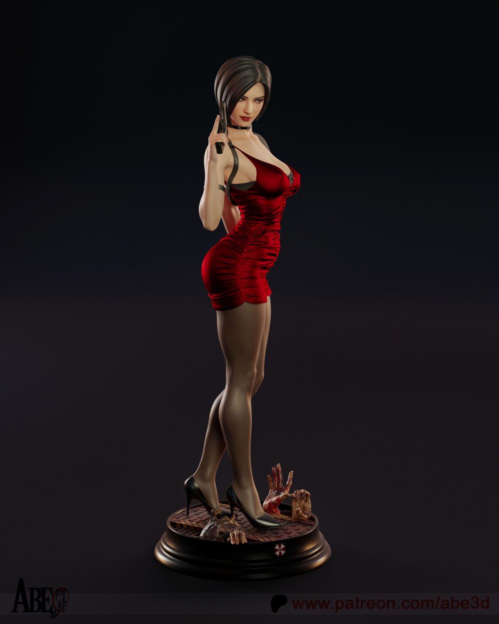艾达王 短裙 生化危机3D打印模型