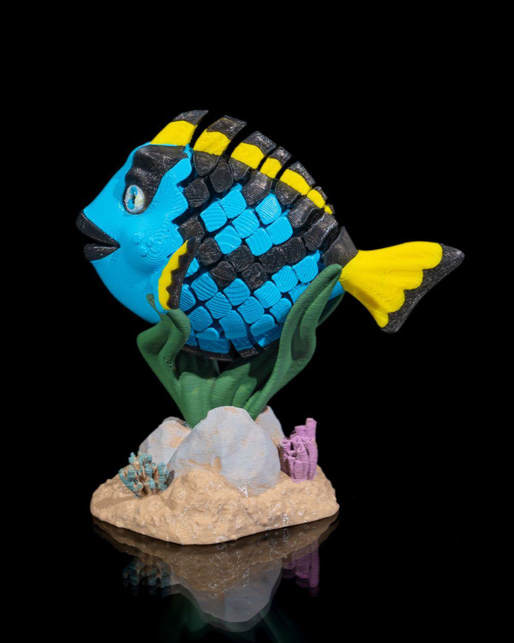 蓝塘鱼3D打印模型