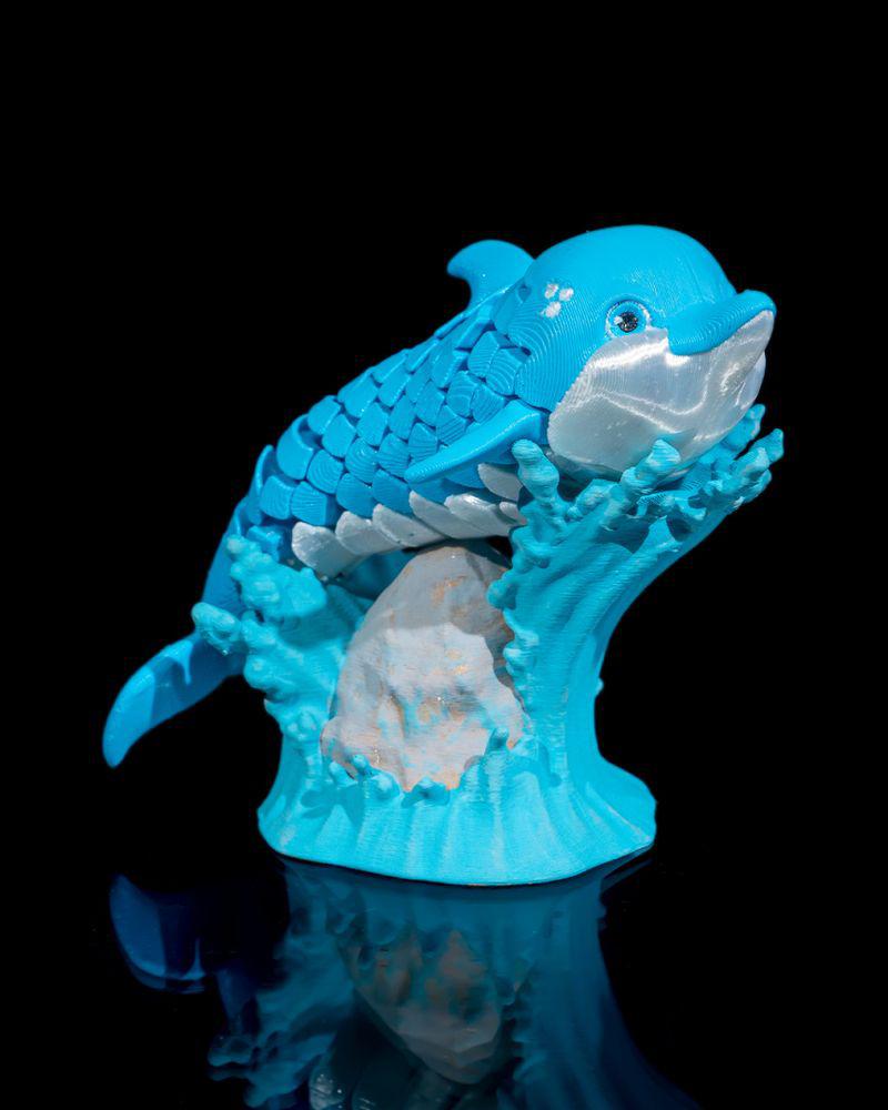 海豚3D打印模型