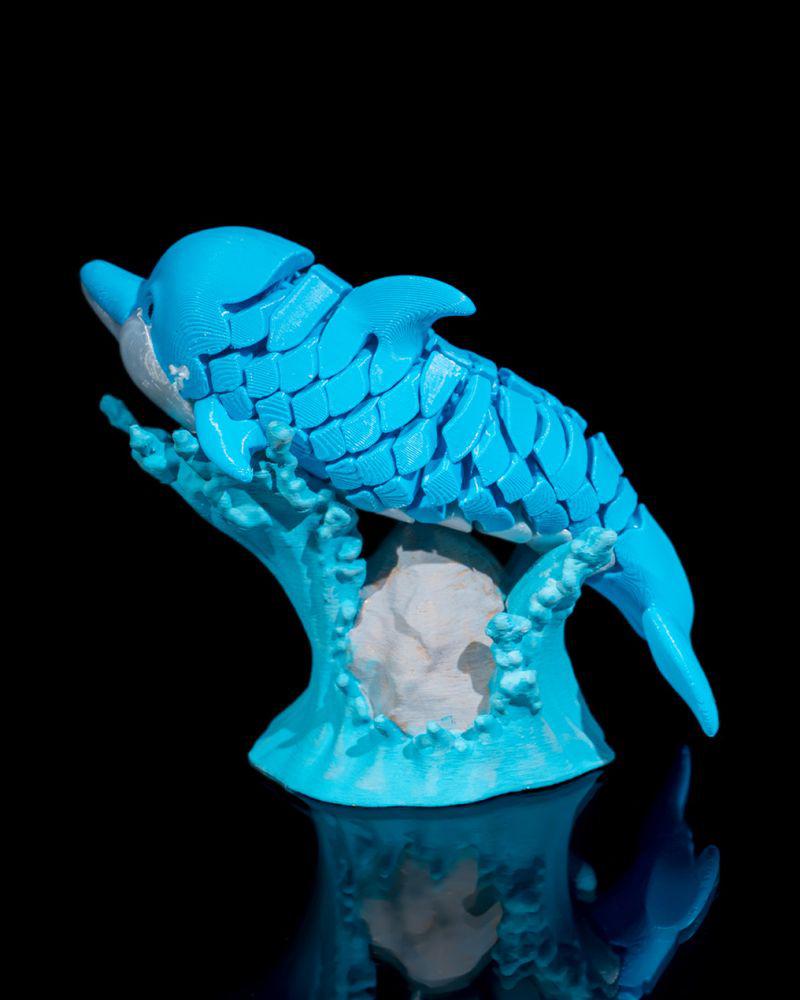 海豚3D打印模型
