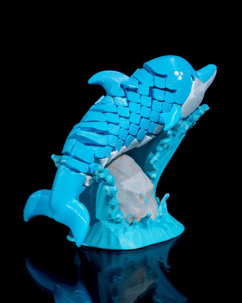 海豚3D打印模型