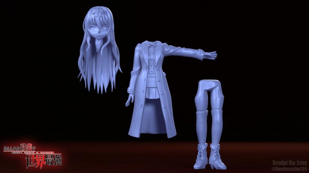 平凡职业造就世界最强 七位主角 3D打印模型