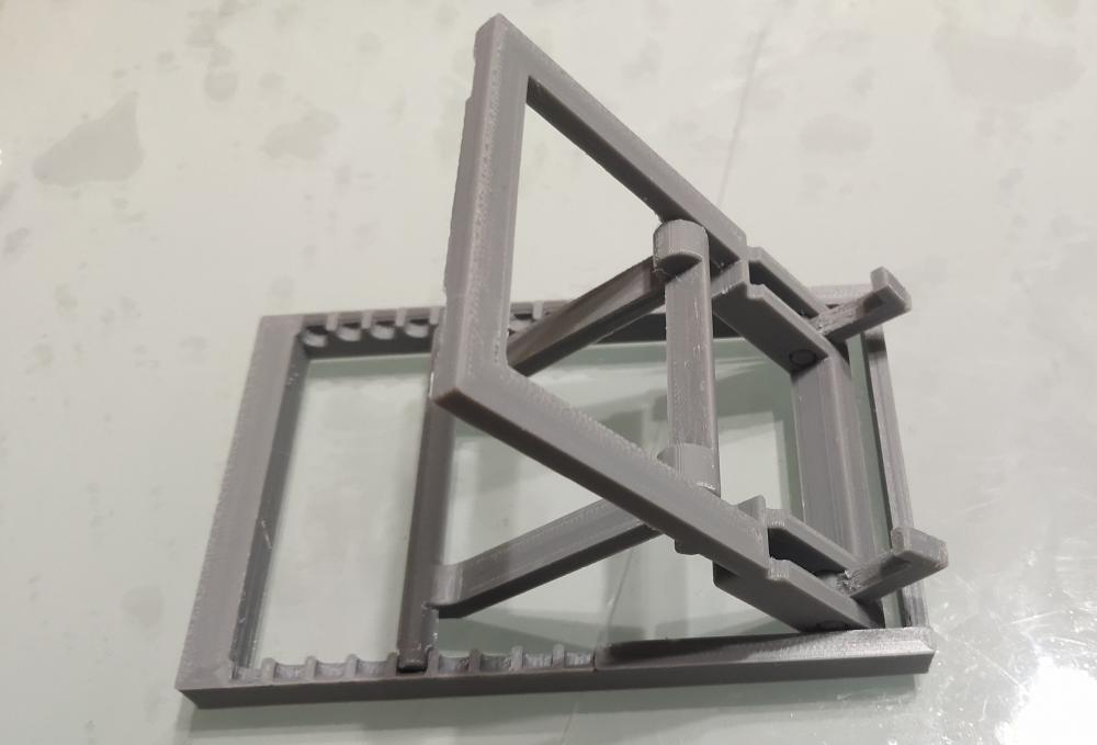 可折叠手机支架3D打印模型