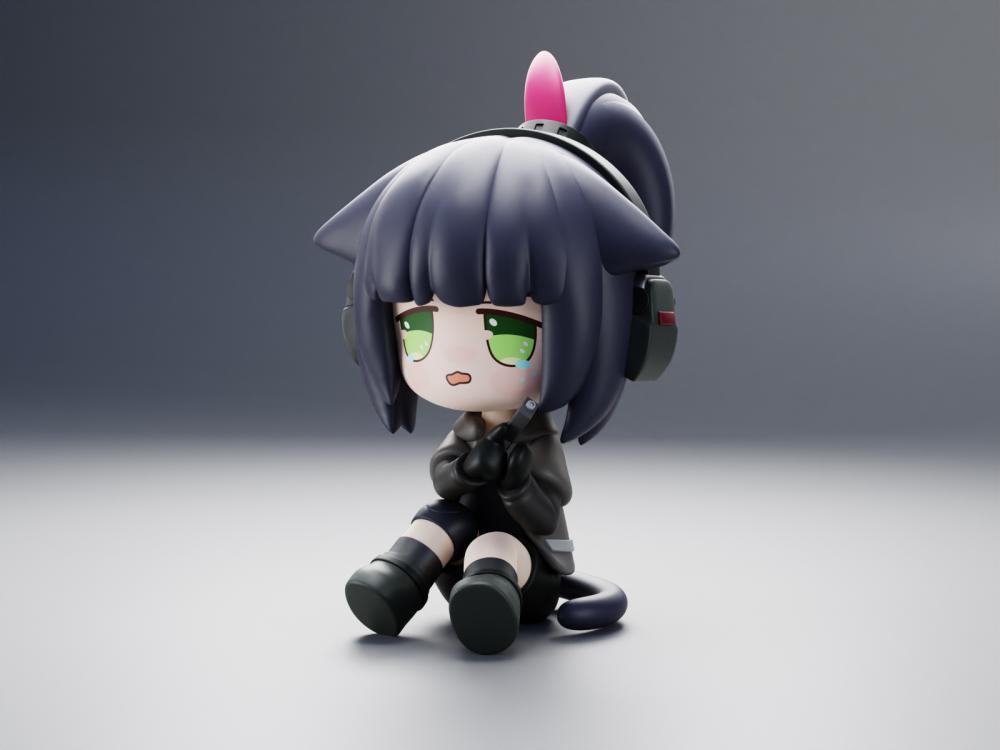 明日方舟 杰西卡 Q版3D打印模型