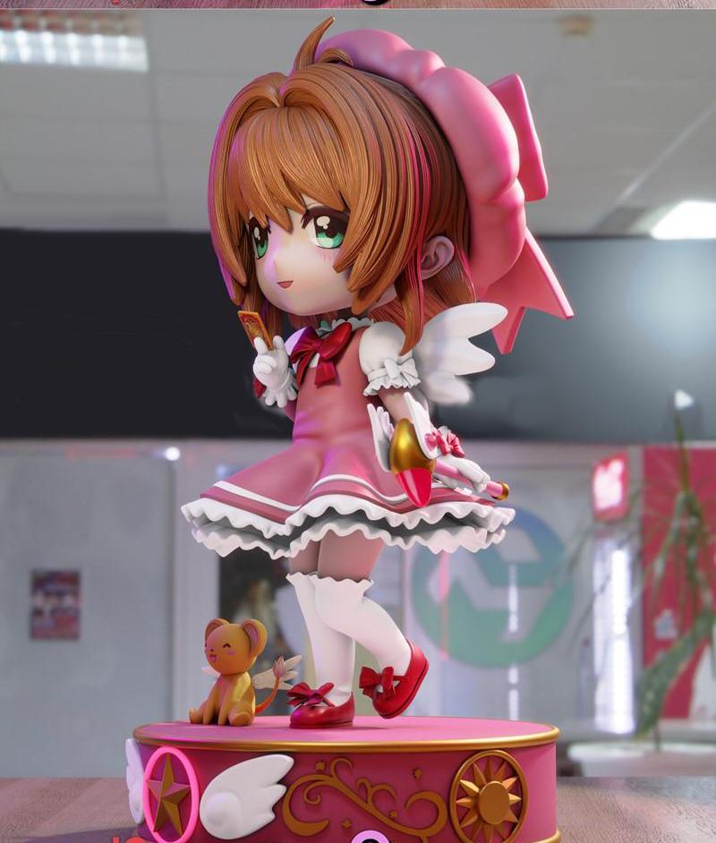 魔卡少女樱 百变小樱 木之本樱 Q版3D打印模型