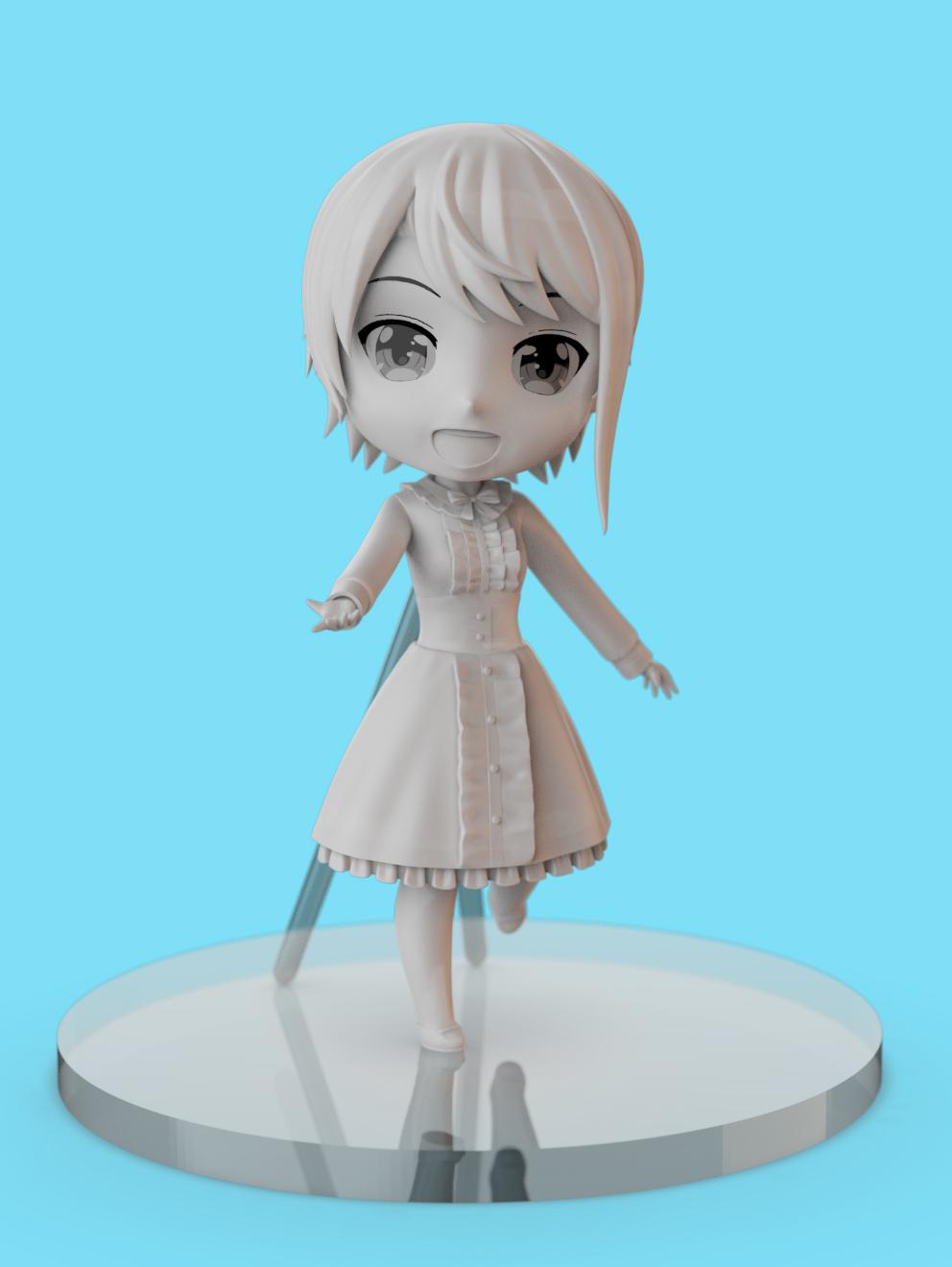 虚拟主播 大空昂3D打印模型
