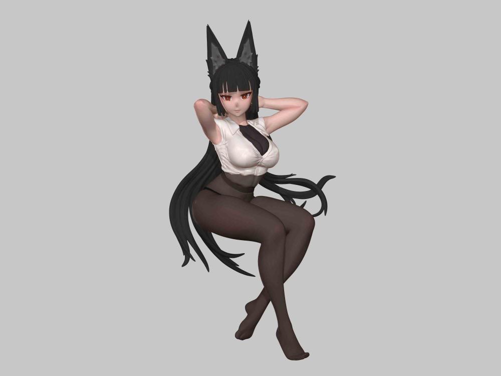 绝区零 狡兔屋 猫又3D打印模型