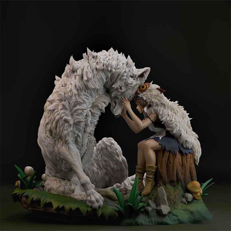 《幽灵公主》珊3D打印模型