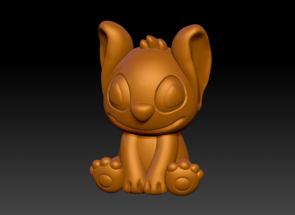 可爱史迪仔摆件3D打印模型