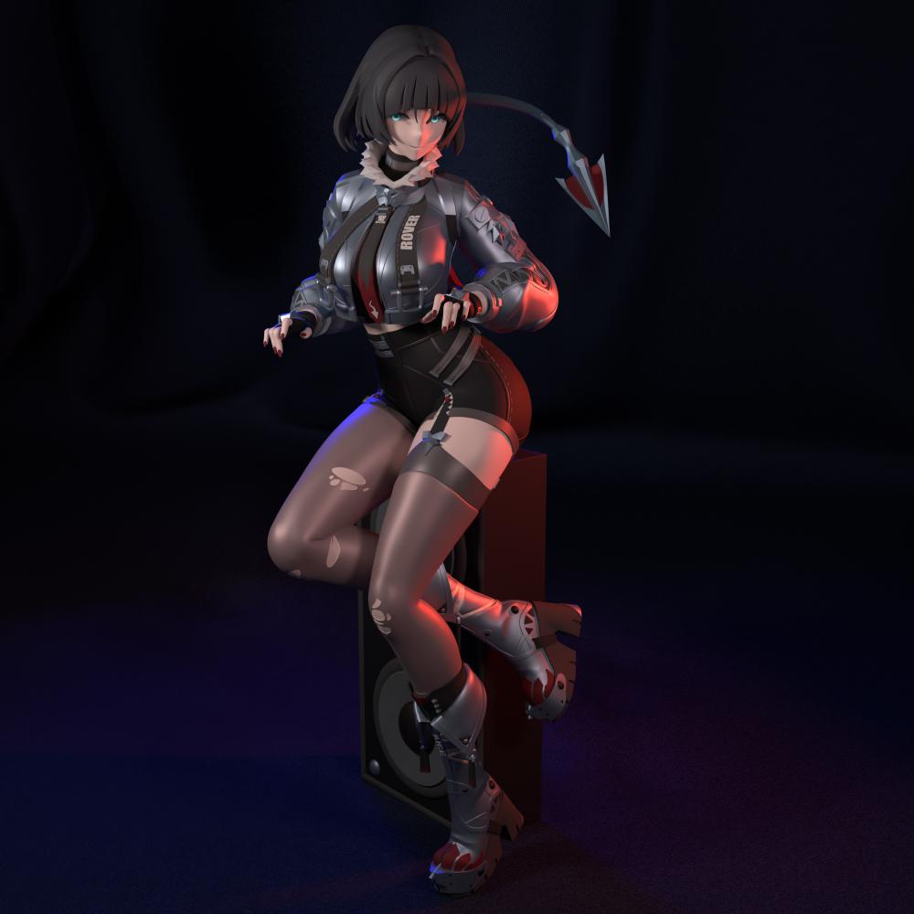 绝区零 简.杜 音箱版3D打印模型