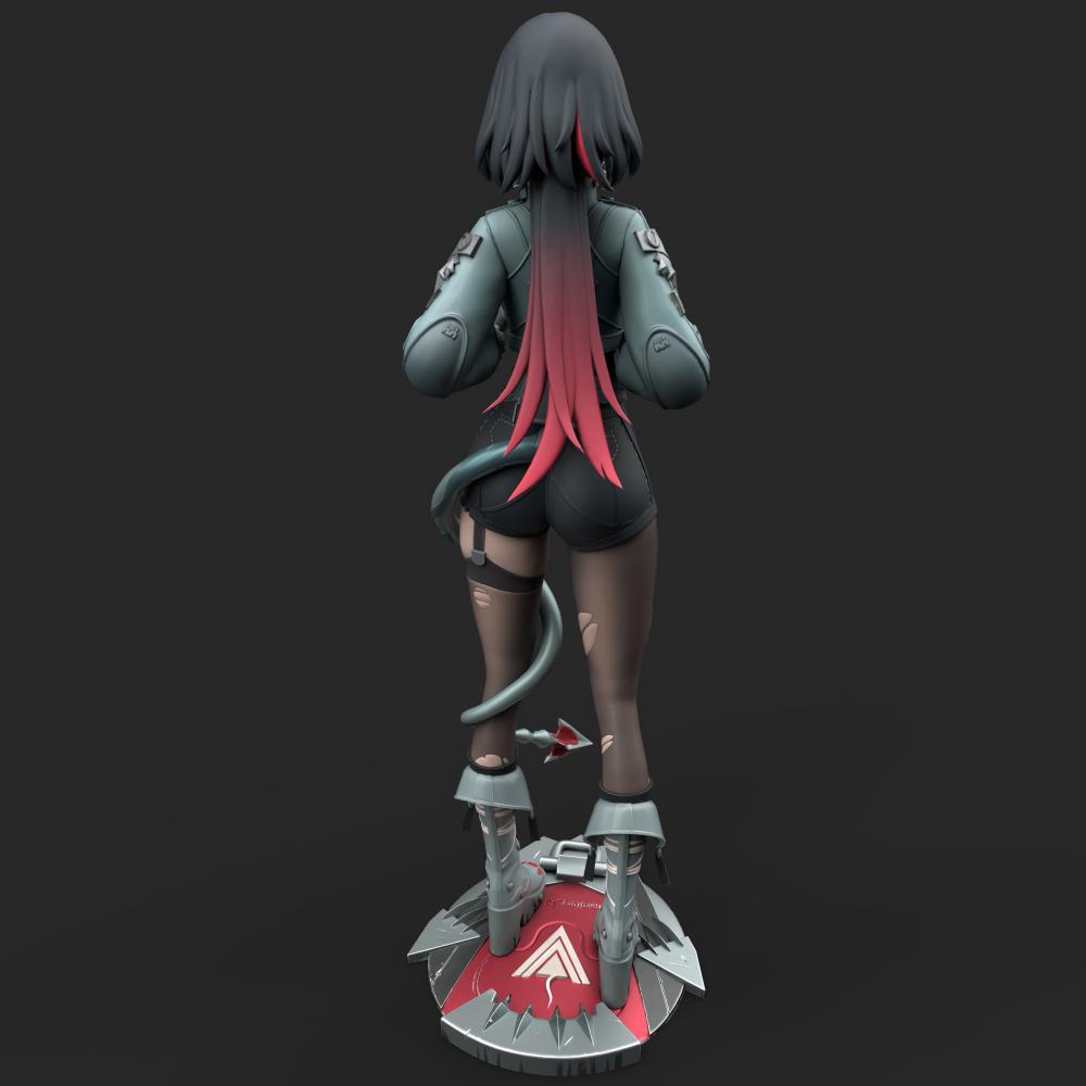 绝区零 简.杜 站立版3D打印模型