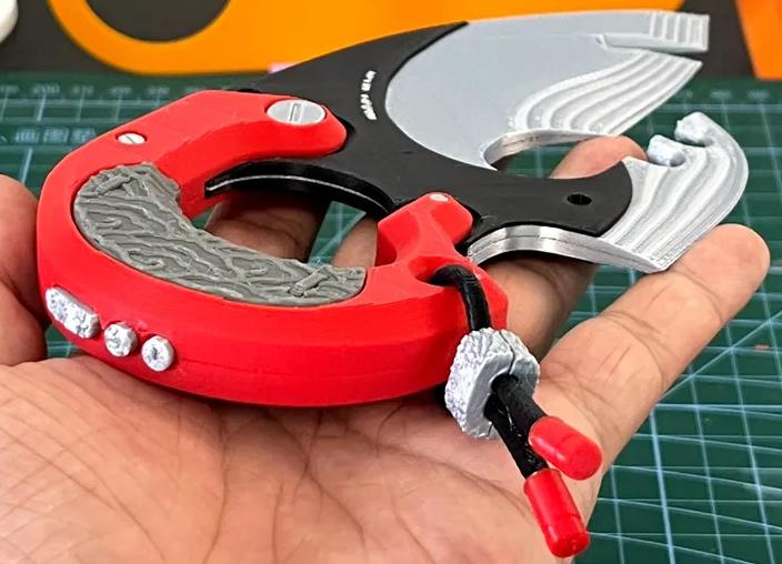 绝区零 简 杜 匕首3D打印模型