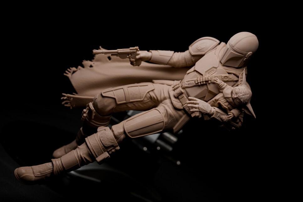 星球大战 曼达洛人 立体模型3D打印模型