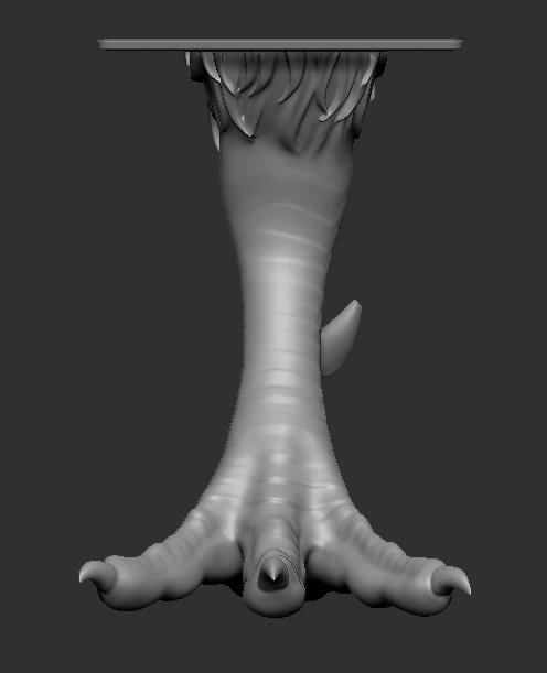 鸡爪3D打印模型