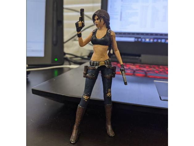 古墓丽影 劳拉3D打印模型
