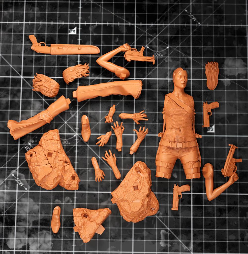 生化危机 爱丽斯 电影版3D打印模型