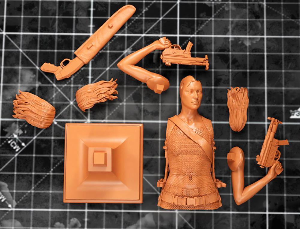 生化危机 爱丽斯 电影版3D打印模型