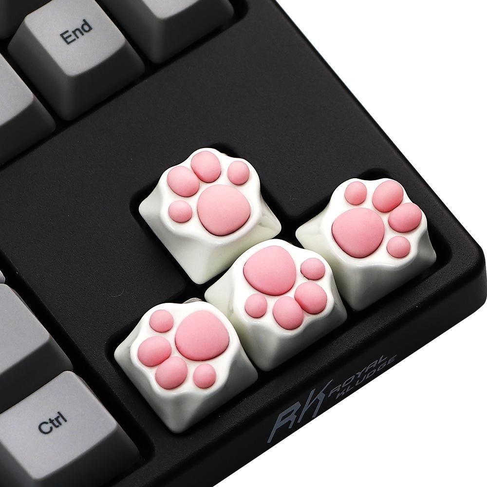 粉嫩猫爪键帽 机械键盘键盘帽3D打印模型