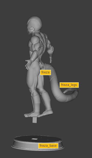七龙珠-弗利萨 立像3D打印模型