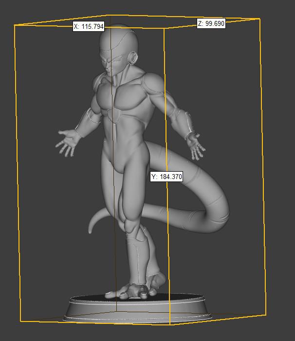 七龙珠-弗利萨 立像3D打印模型
