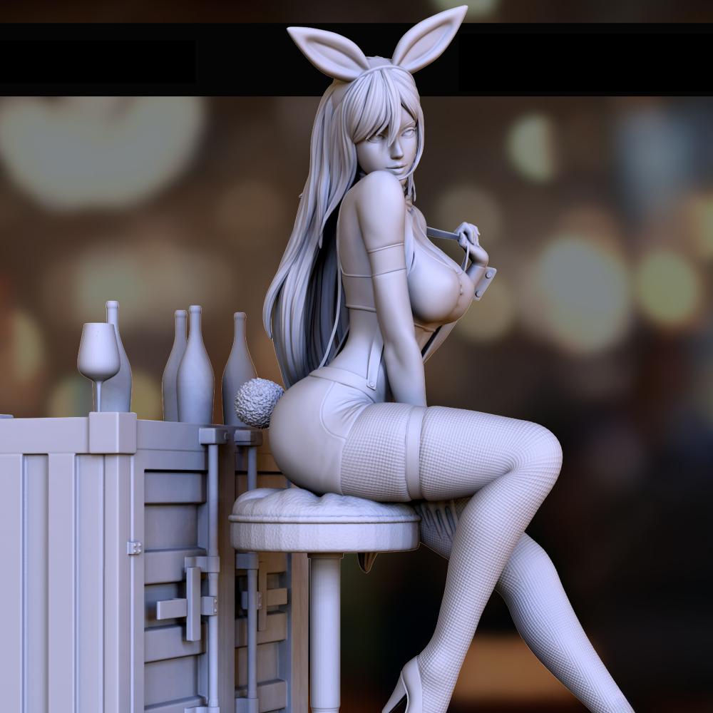 最终幻想 蒂法兔女郎3D打印模型