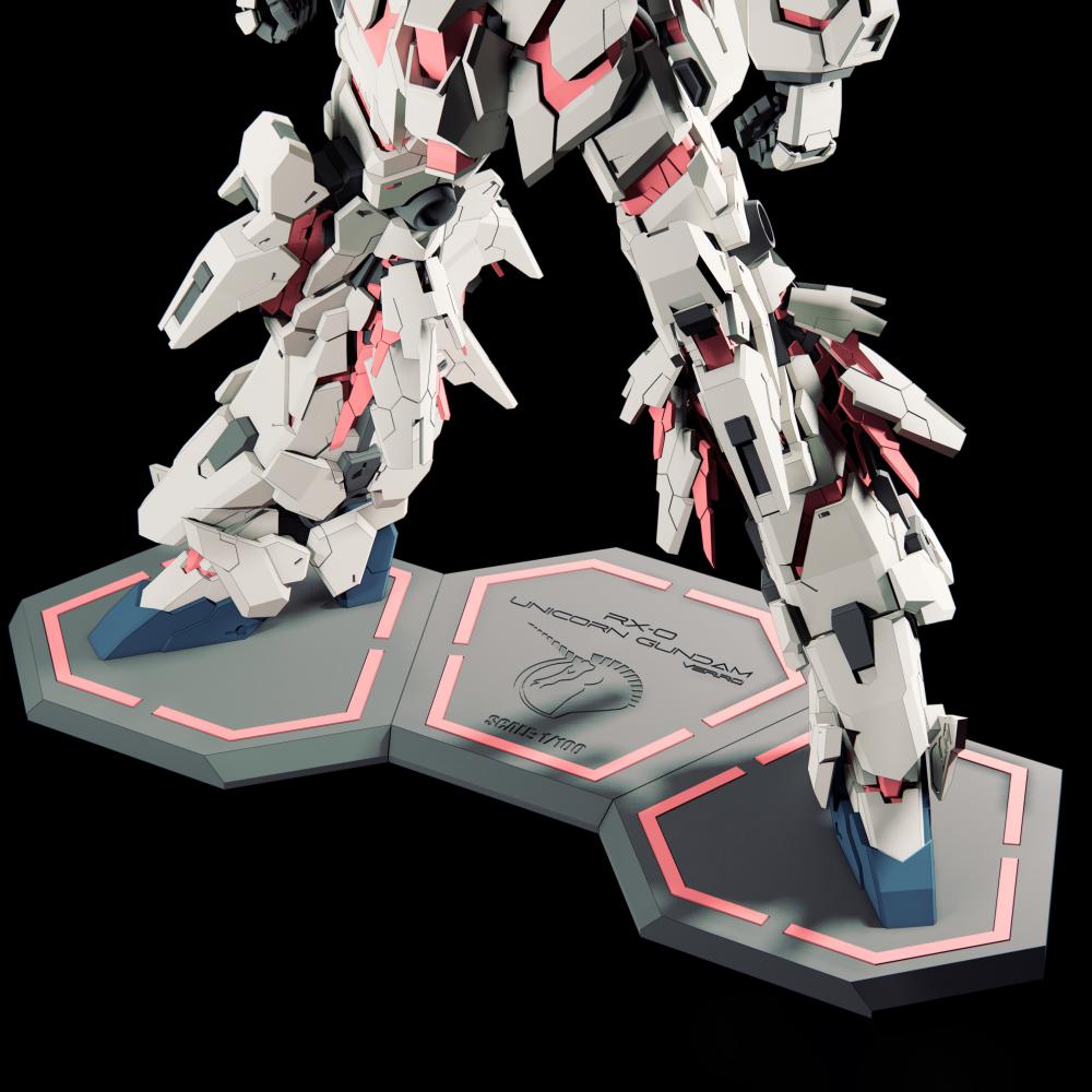 高达 独角兽高达3D打印模型