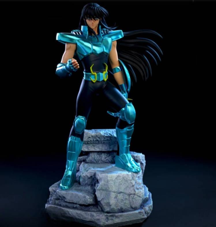 圣斗士星矢 紫龙3D打印模型