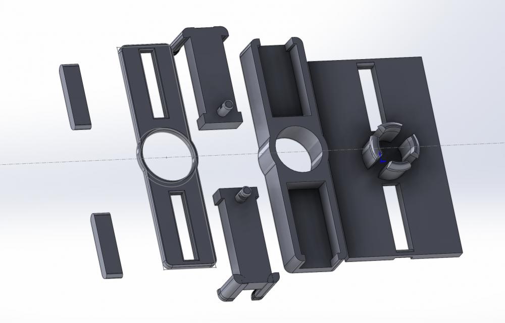 圆盘定位标记器3D打印模型