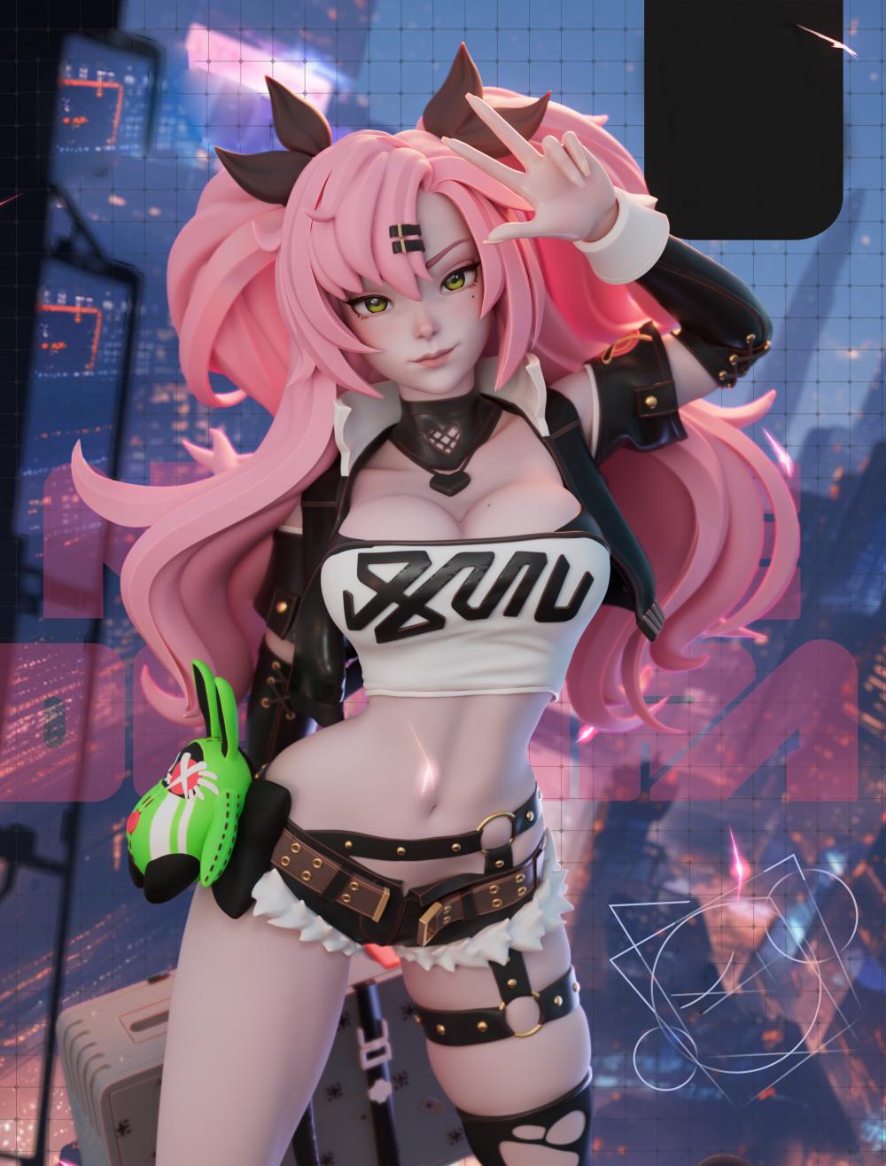 绝区零 妮可 日常服3D打印模型