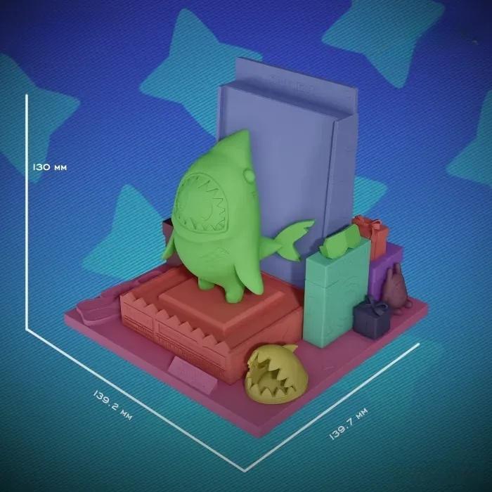 绝区零 鲨牙布3D打印模型