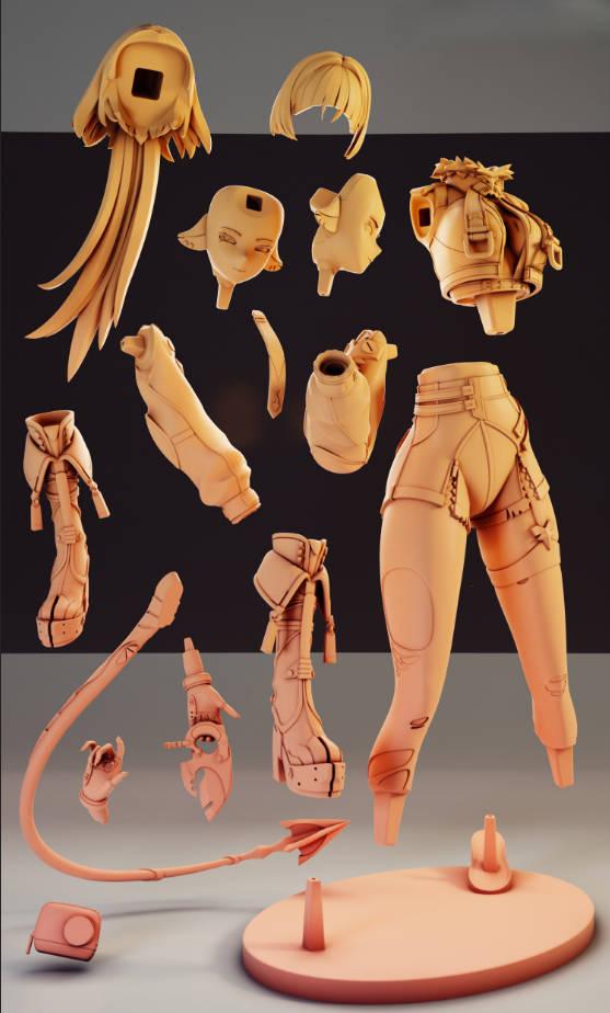 绝区零 简.杜3D打印模型