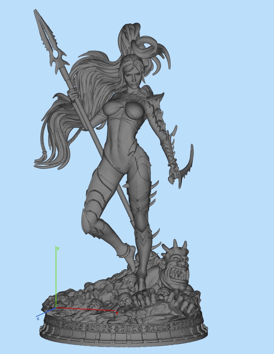 战锤40K - 莱莉斯·海佩拉克斯Lelith_Hesperax3D打印模型