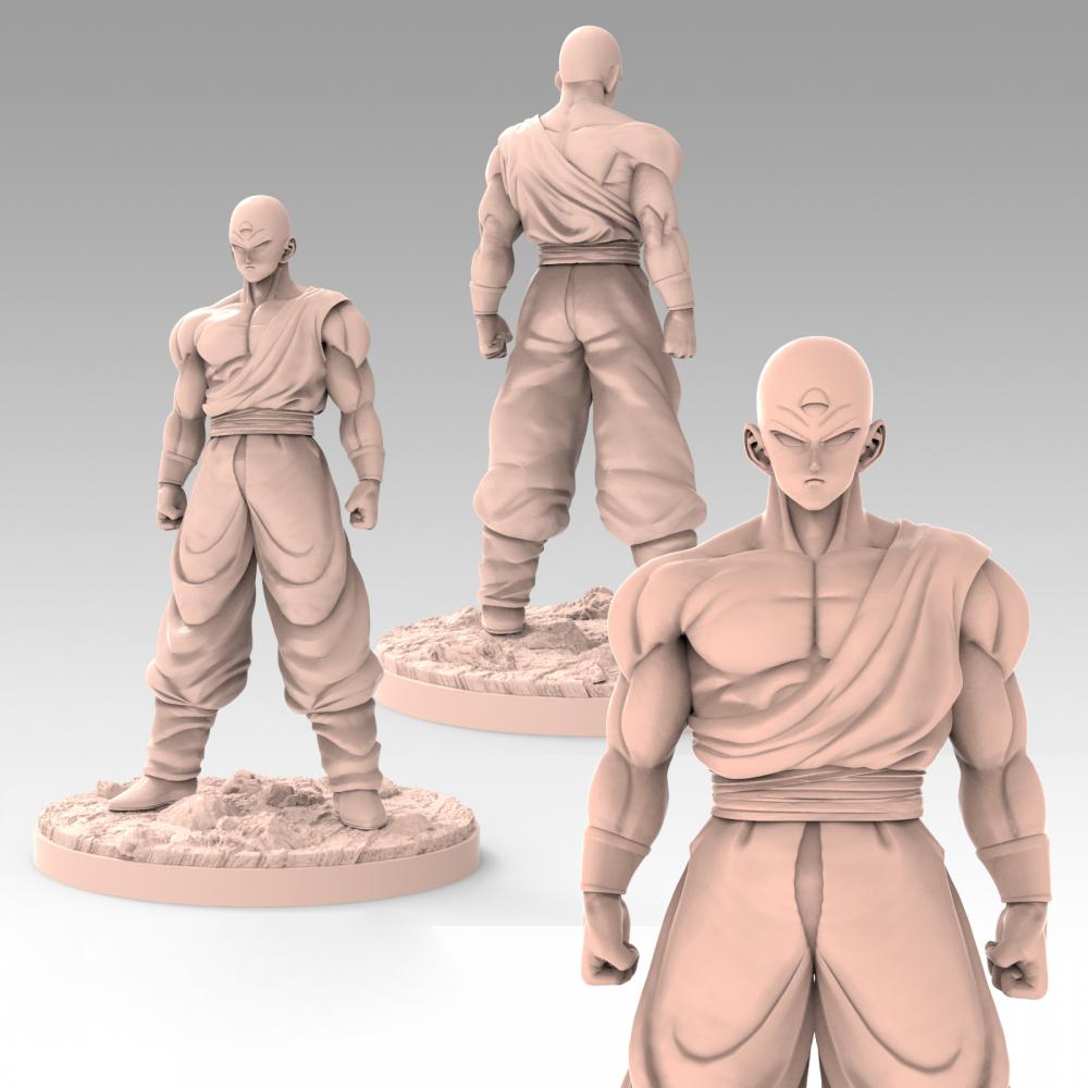 七龙珠 初代人物 棋子3D打印模型