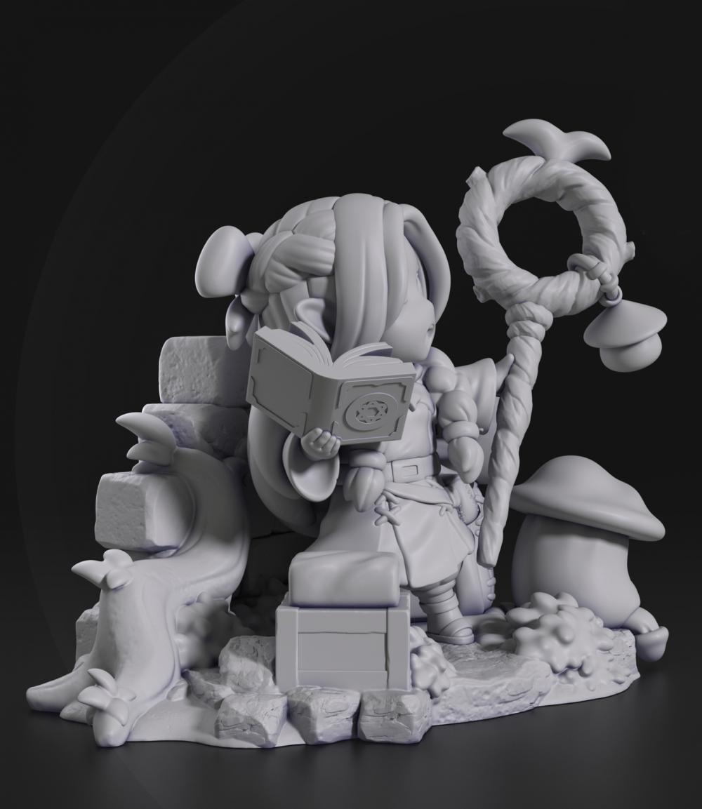 迷宫饭 玛露希尔Q版3D打印模型