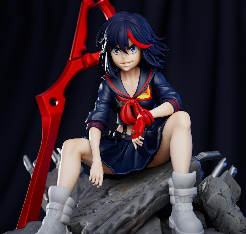 斩服少女 纏流子3D打印模型