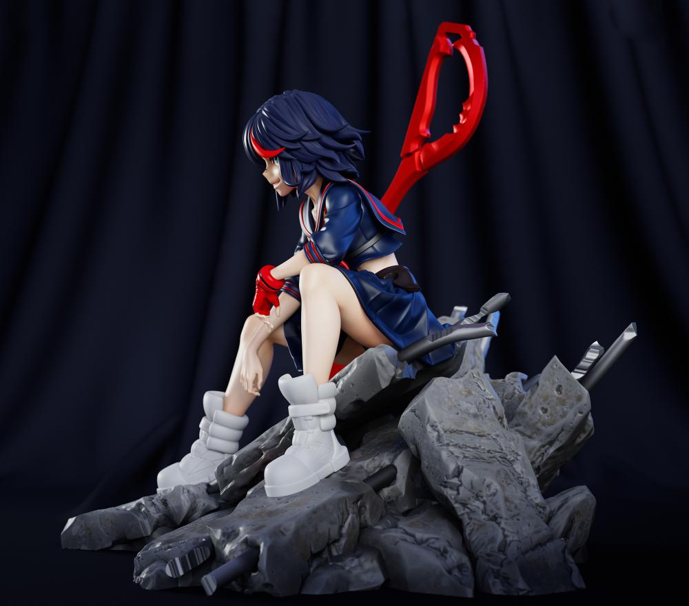 斩服少女 纏流子3D打印模型