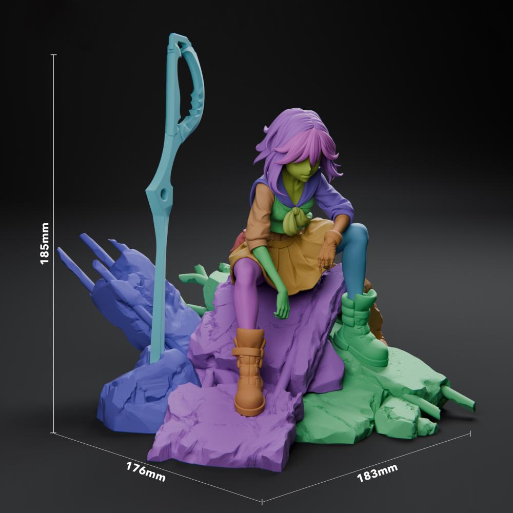 斩服少女 纏流子3D打印模型