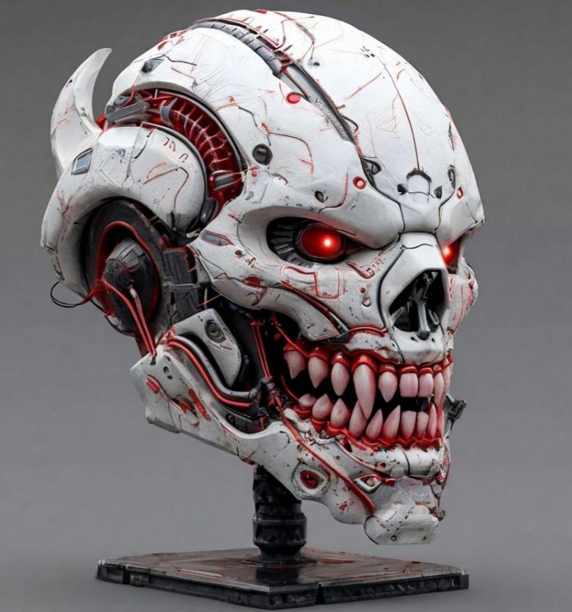 骷髅头 摆件3D打印模型