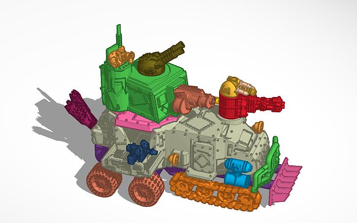战锤40K 战车3D打印模型