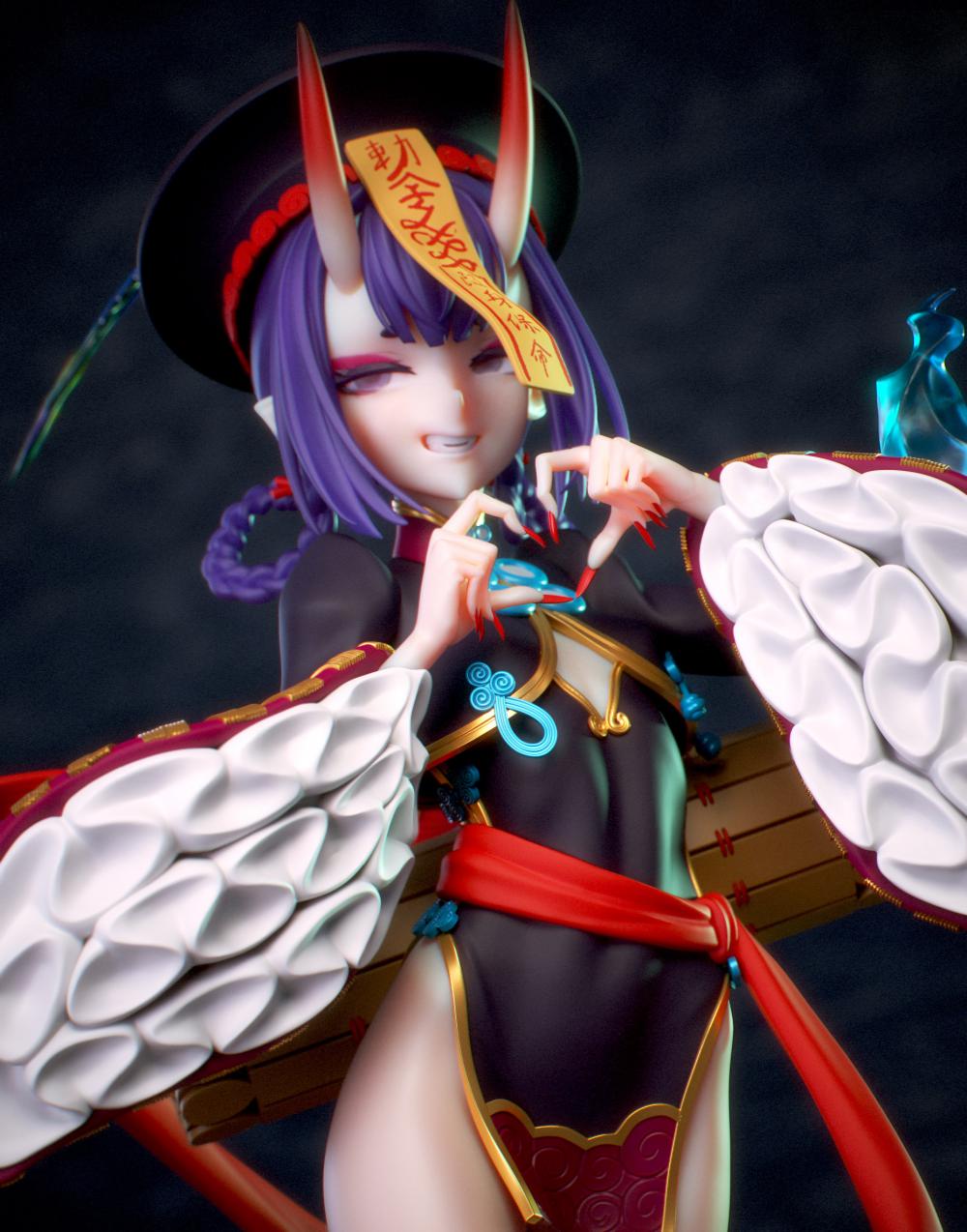 FGO 酒吞童子 僵尸灵衣3D打印模型