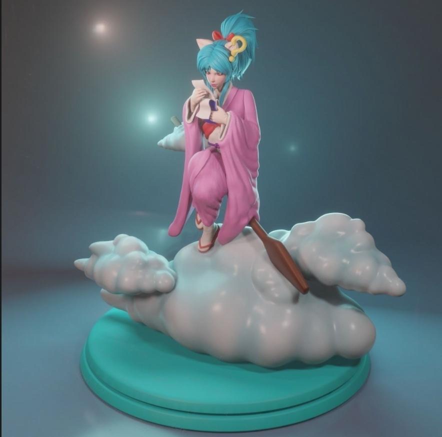 幽游白书 牡丹3D打印模型