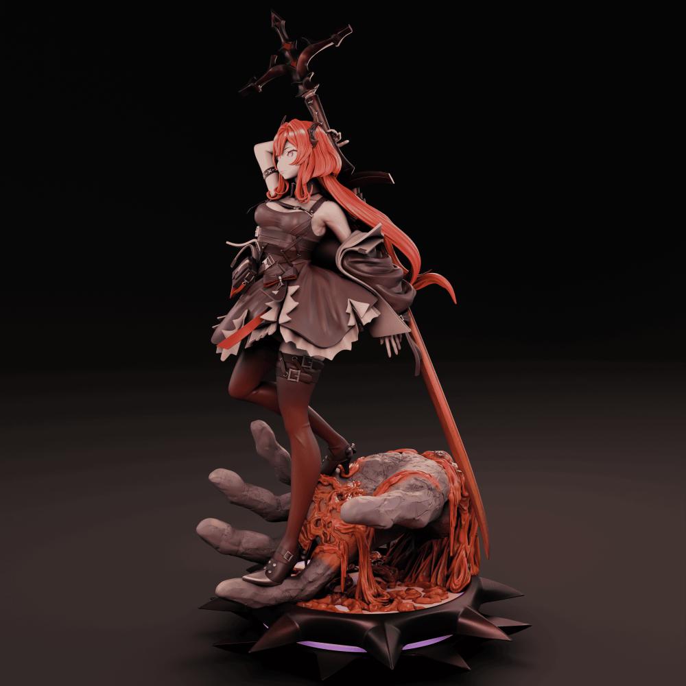 史尔特尔 明日方舟3D打印模型