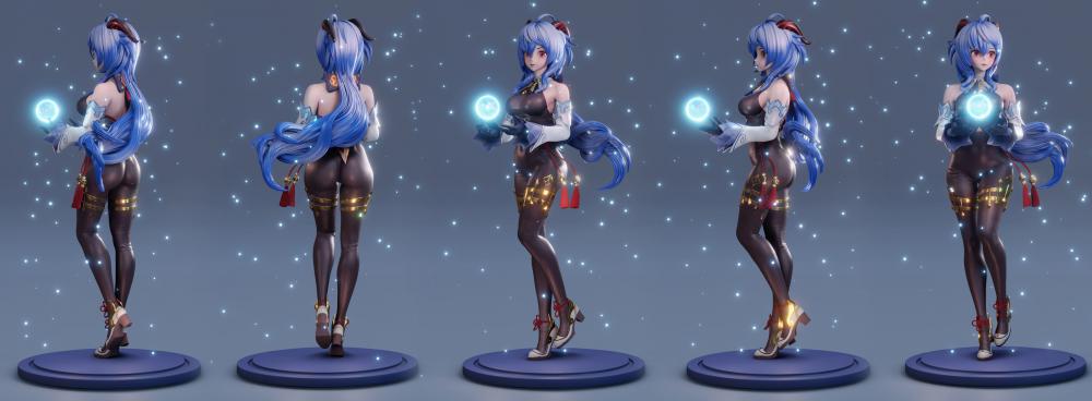 原神 甘雨3D打印模型